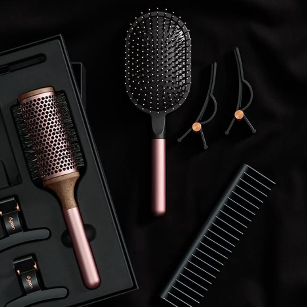 A selection of accessories for the Dyson Airstrait.